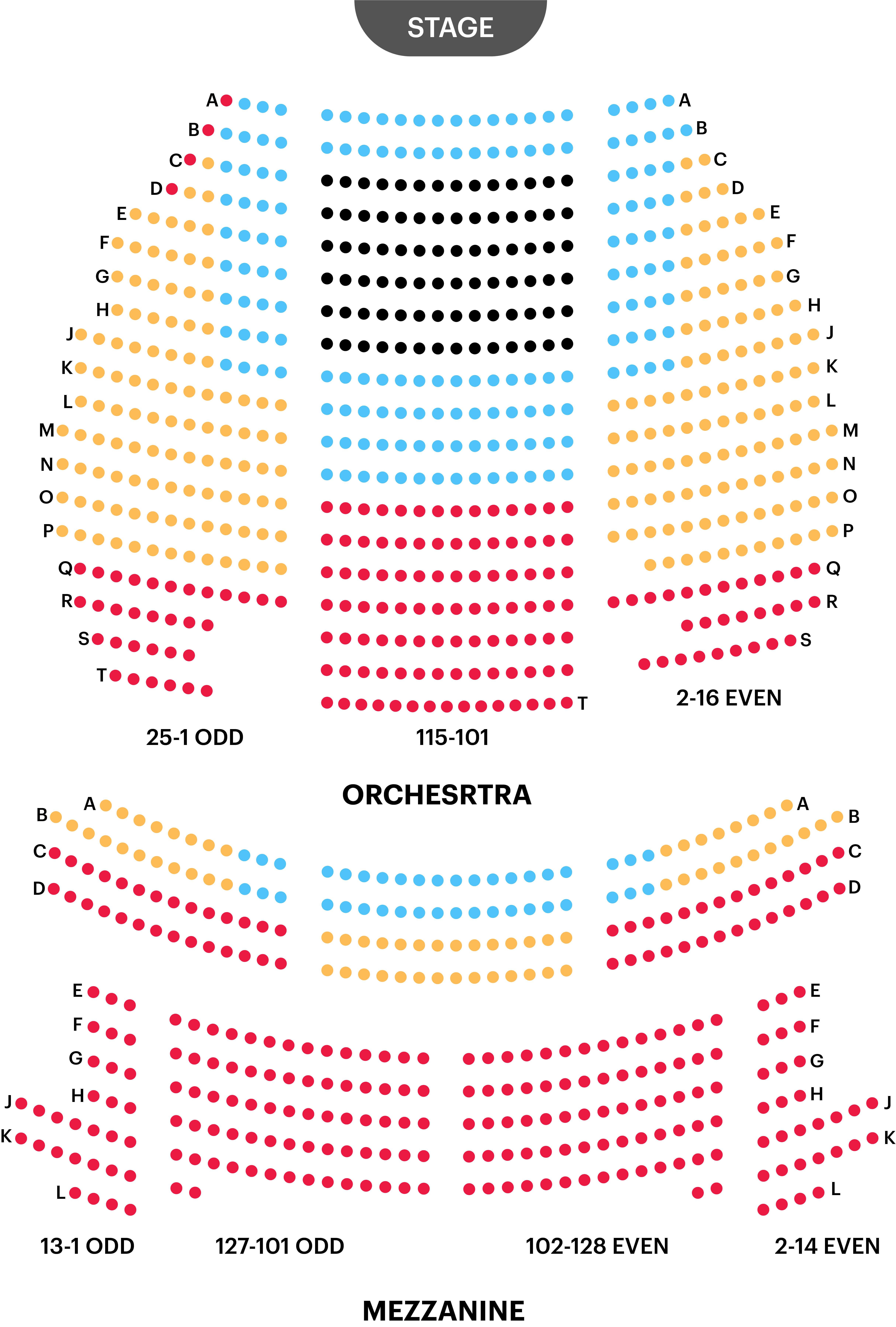 Eugene O Neill Theatre Seating Chart Best Seats Real Time